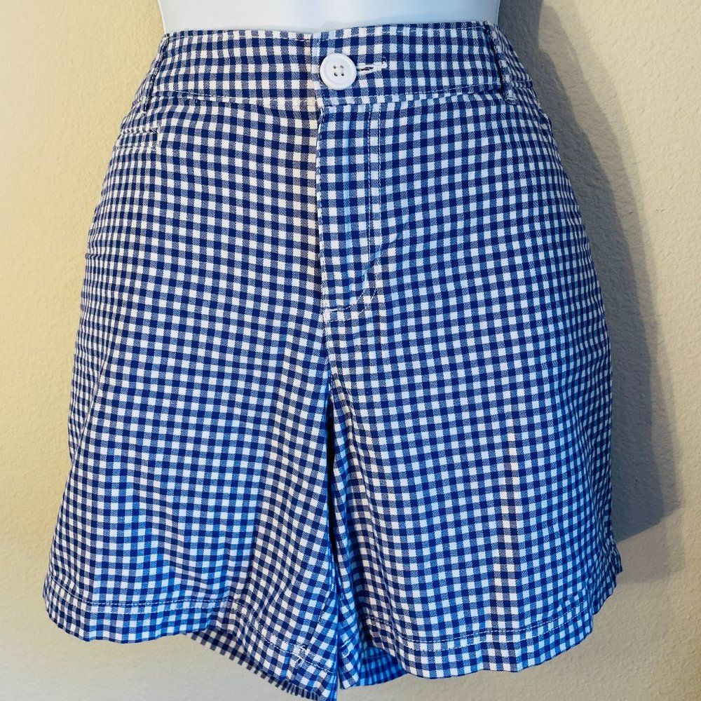 Columbia Pfg Shorts, Super Bonehead Blue White Gingham Check 12